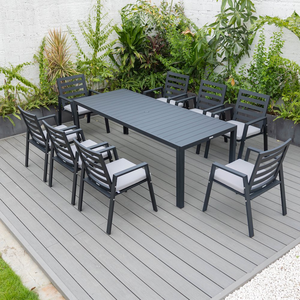 Chelsea Modern Patio Dining Armchair Set of 2. Picture 184