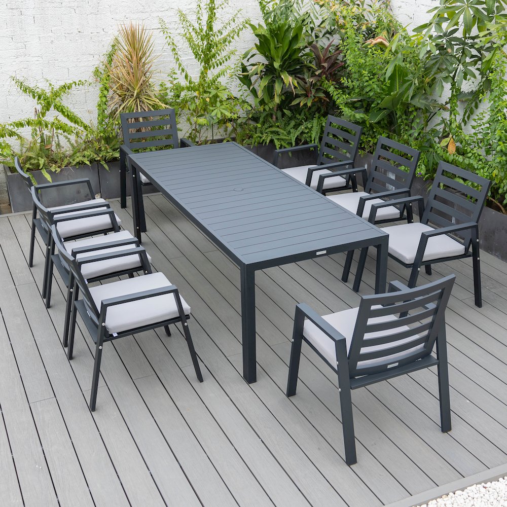 Chelsea Modern Patio Dining Armchair Set of 2. Picture 185
