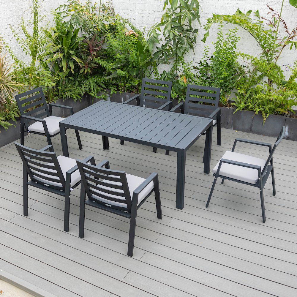 Chelsea Modern Patio Dining Armchair Set of 2. Picture 182