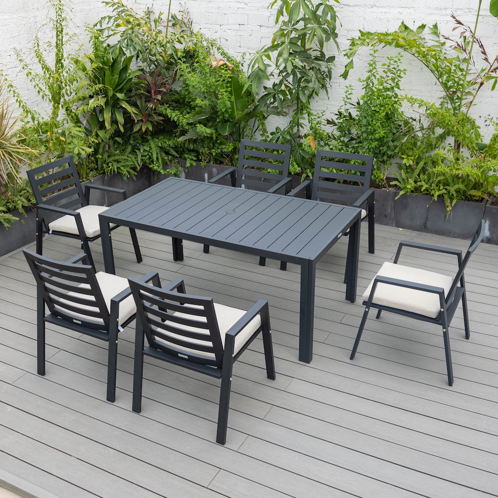 Chelsea Modern Patio Dining Armchair Set of 2. Picture 150
