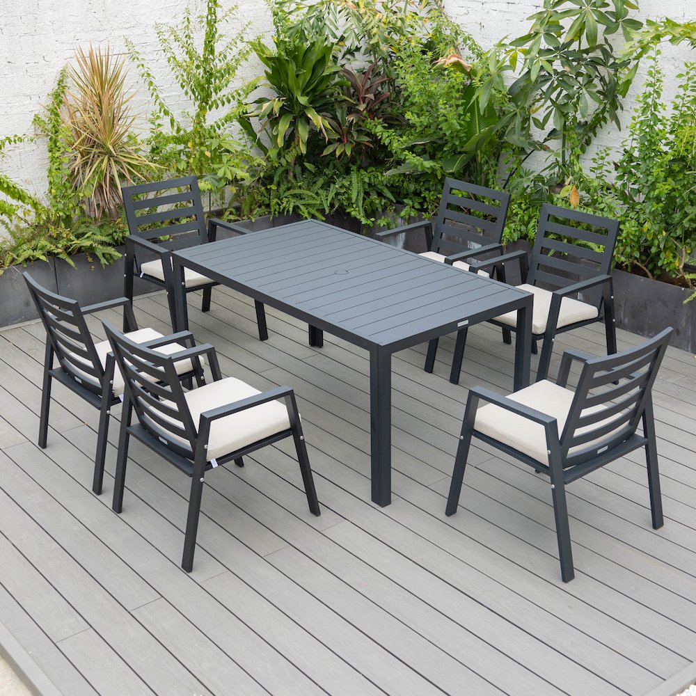 Chelsea Modern Patio Dining Armchair Set of 2. Picture 151