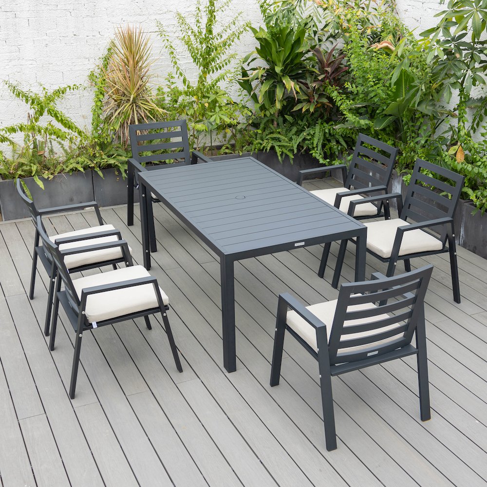 Chelsea Modern Patio Dining Armchair Set of 2. Picture 152