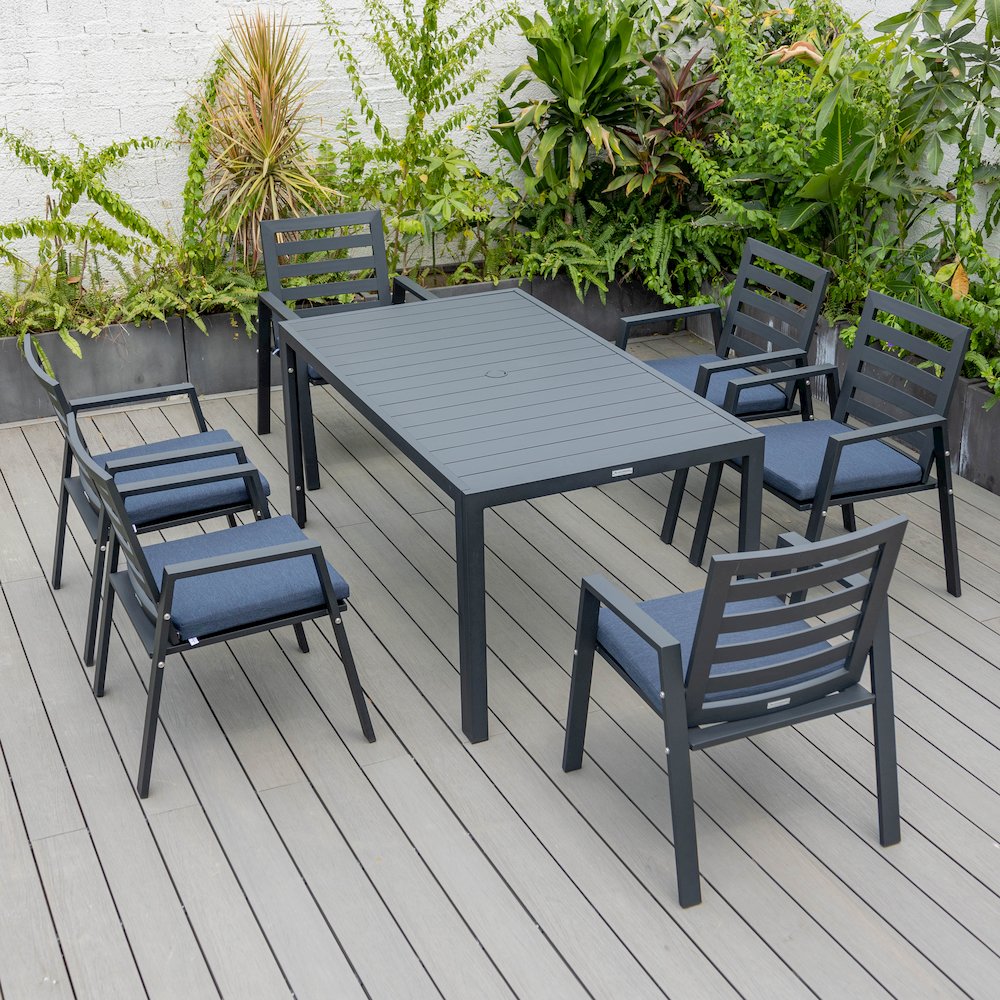 Chelsea Modern Patio Dining Armchair Set of 2. Picture 168
