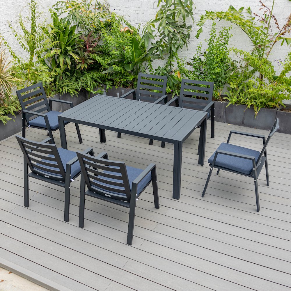 Chelsea Modern Patio Dining Armchair Set of 2. Picture 170