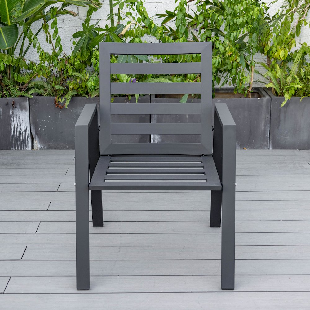 Chelsea Modern Patio Dining Armchair Set of 2. Picture 25