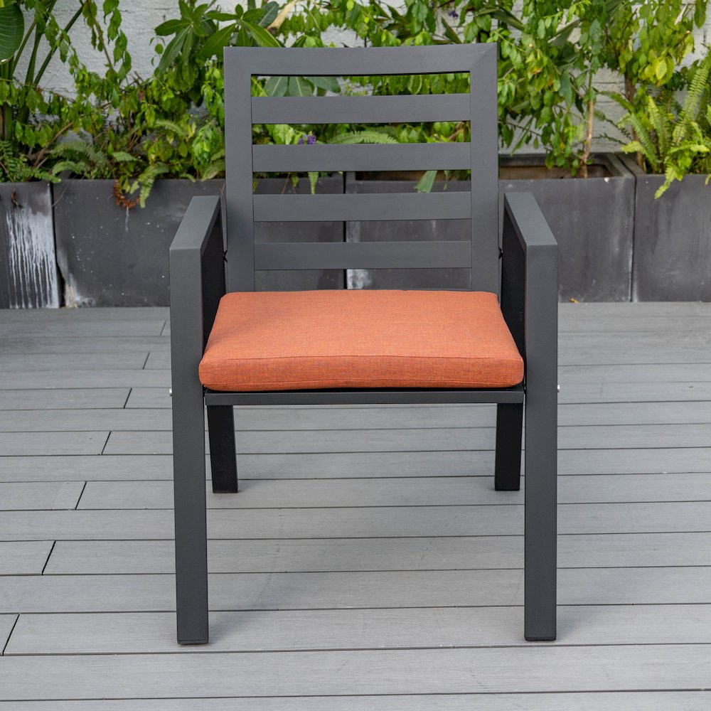 Chelsea Modern Patio Dining Armchair Set of 2. Picture 43