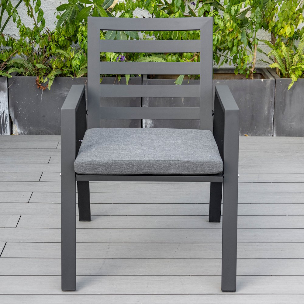 Chelsea Modern Patio Dining Armchair Set of 2. Picture 34