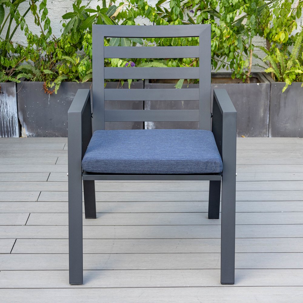 Chelsea Modern Patio Dining Armchair Set of 2. Picture 74