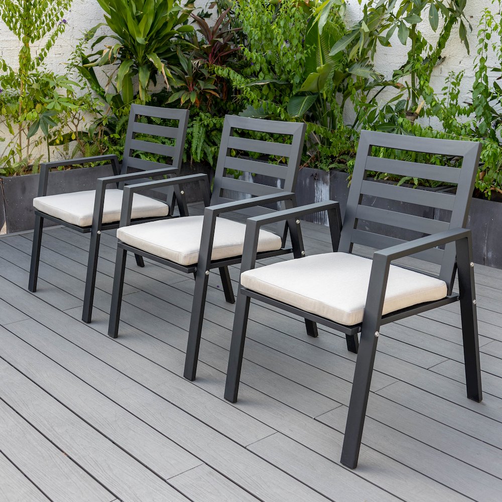 Chelsea Modern Patio Dining Armchair Set of 2. Picture 31