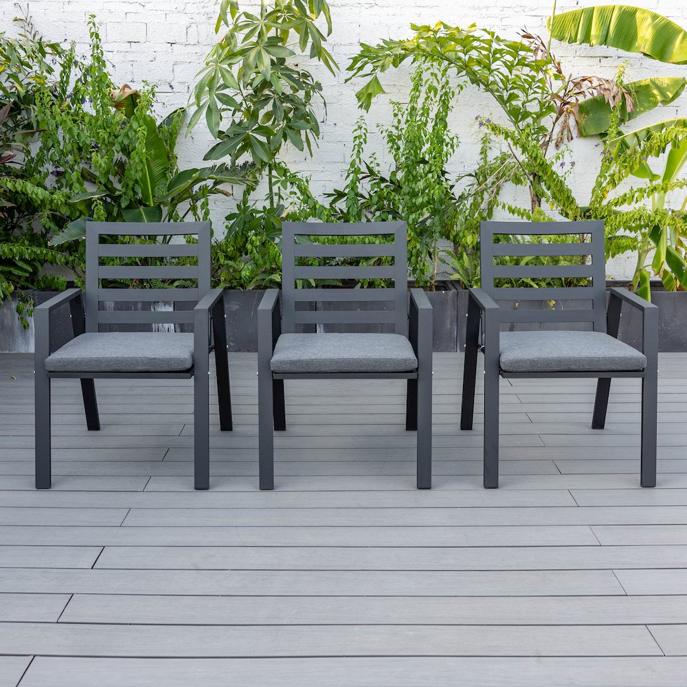 Chelsea Modern Patio Dining Armchair Set of 2. Picture 39