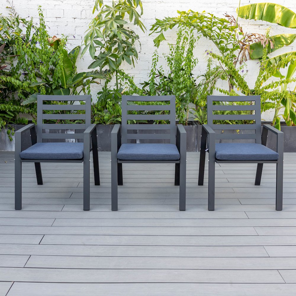 Chelsea Modern Patio Dining Armchair Set of 2. Picture 77