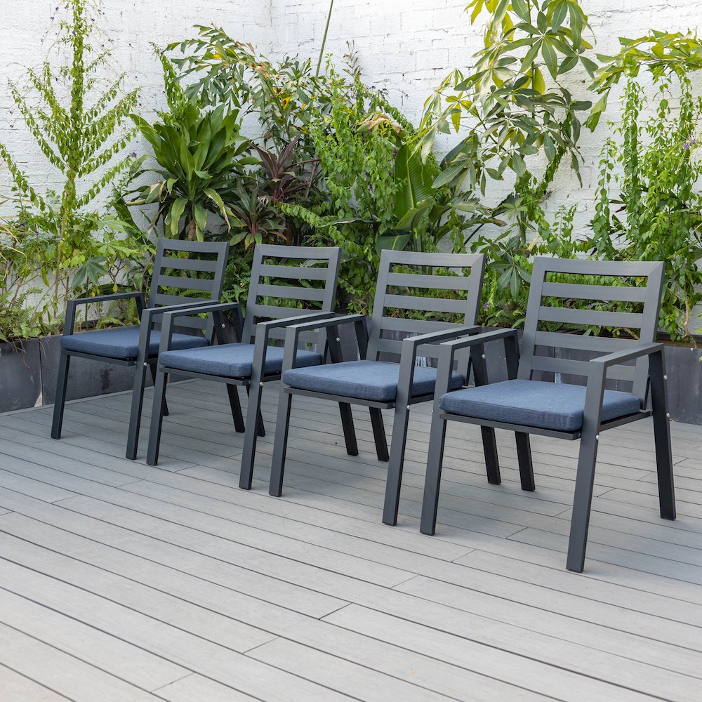 Chelsea Modern Patio Dining Armchair Set of 2. Picture 80