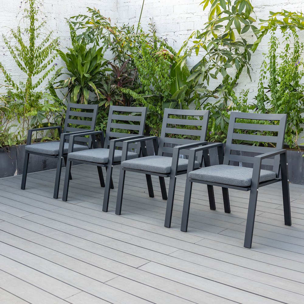 Chelsea Modern Patio Dining Armchair Set of 2. Picture 40