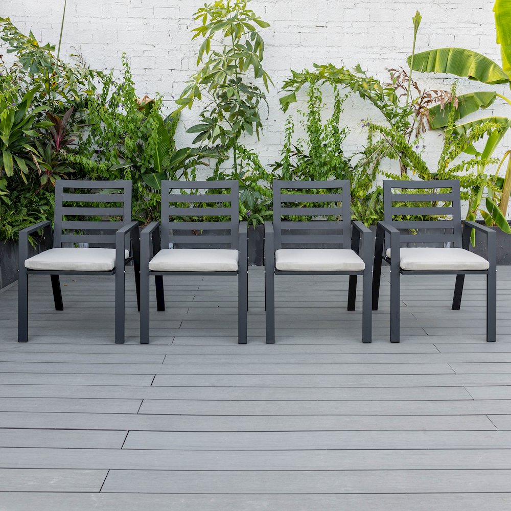 Chelsea Modern Patio Dining Armchair Set of 2. Picture 32