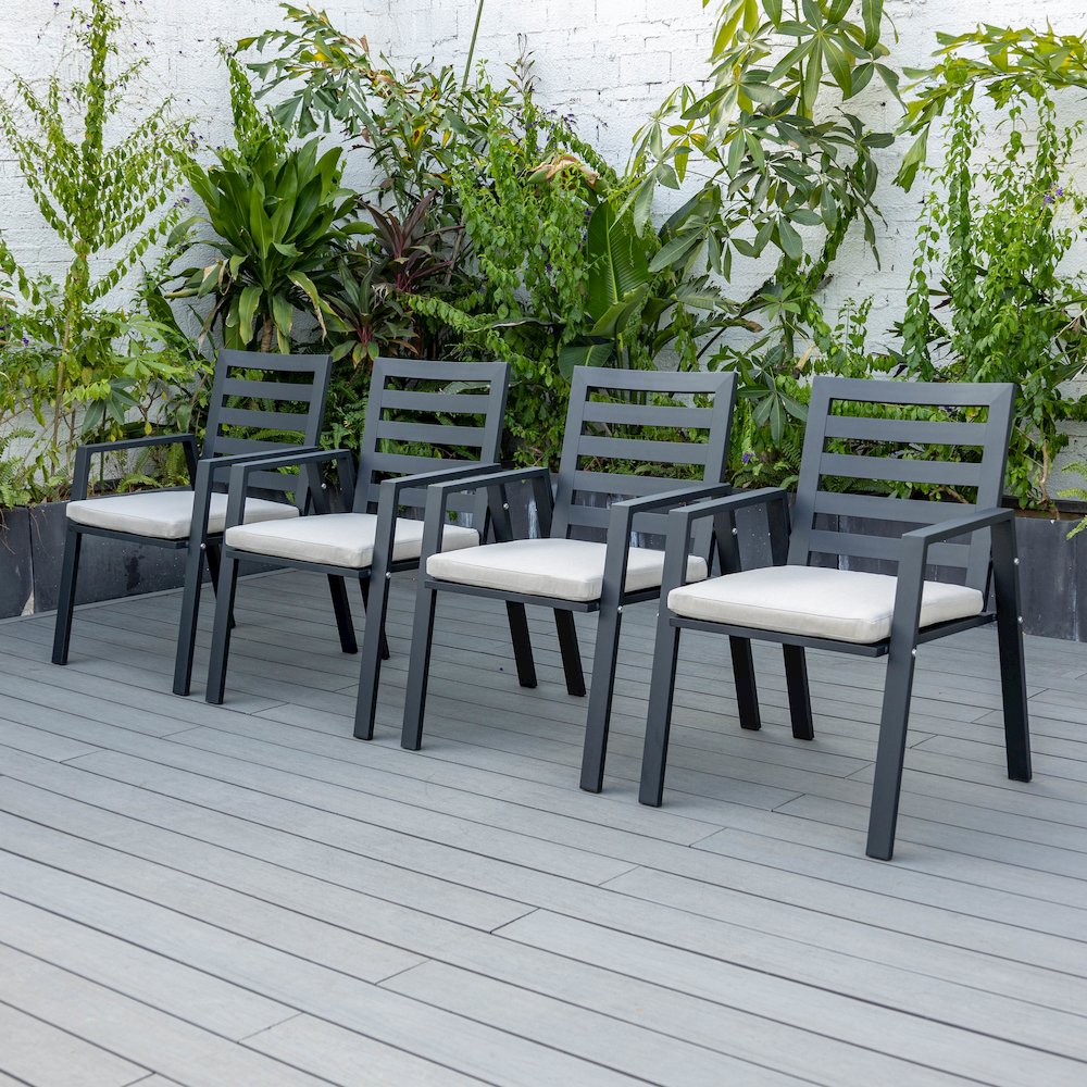 Chelsea Modern Patio Dining Armchair Set of 2. Picture 33