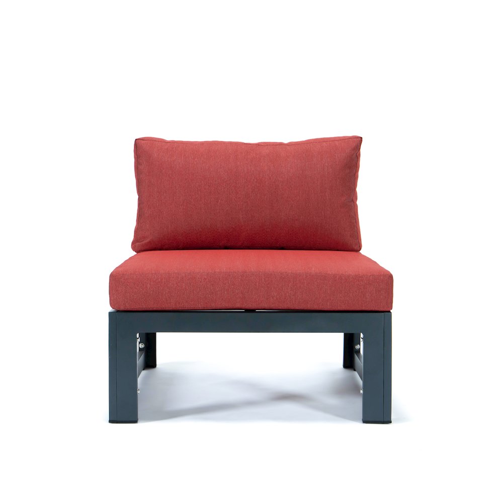 Chelsea 5-Piece Middle Patio Chairs and Coffee Table. Picture 5