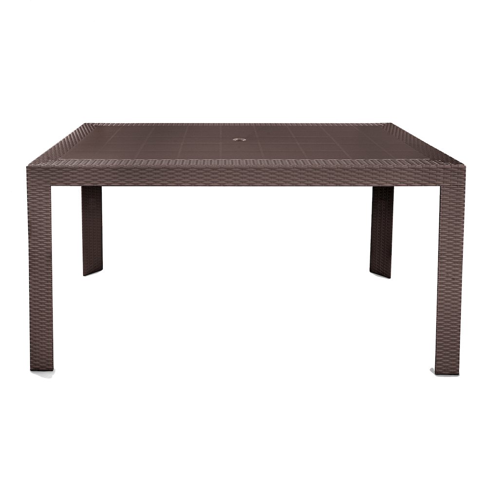 Mace Weave Design Outdoor Dining Table. Picture 4