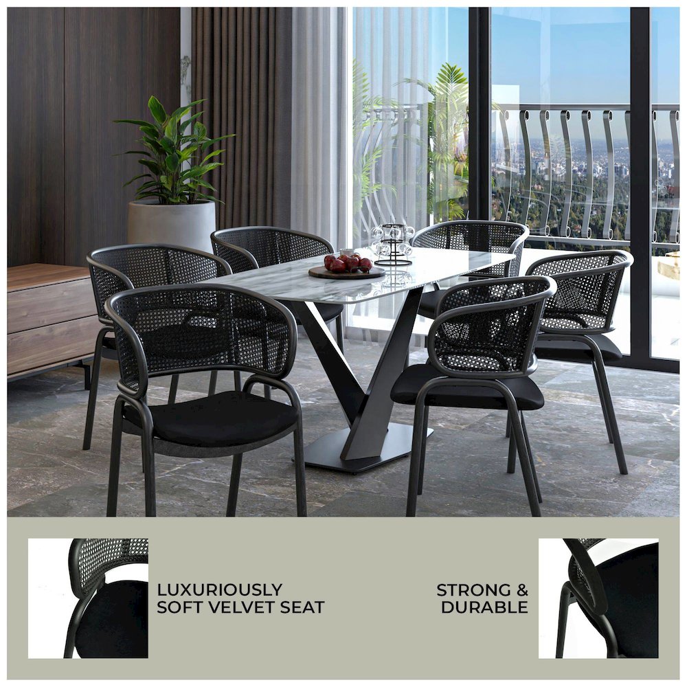 Ervilla Dining Armchair Set of 2. Picture 7
