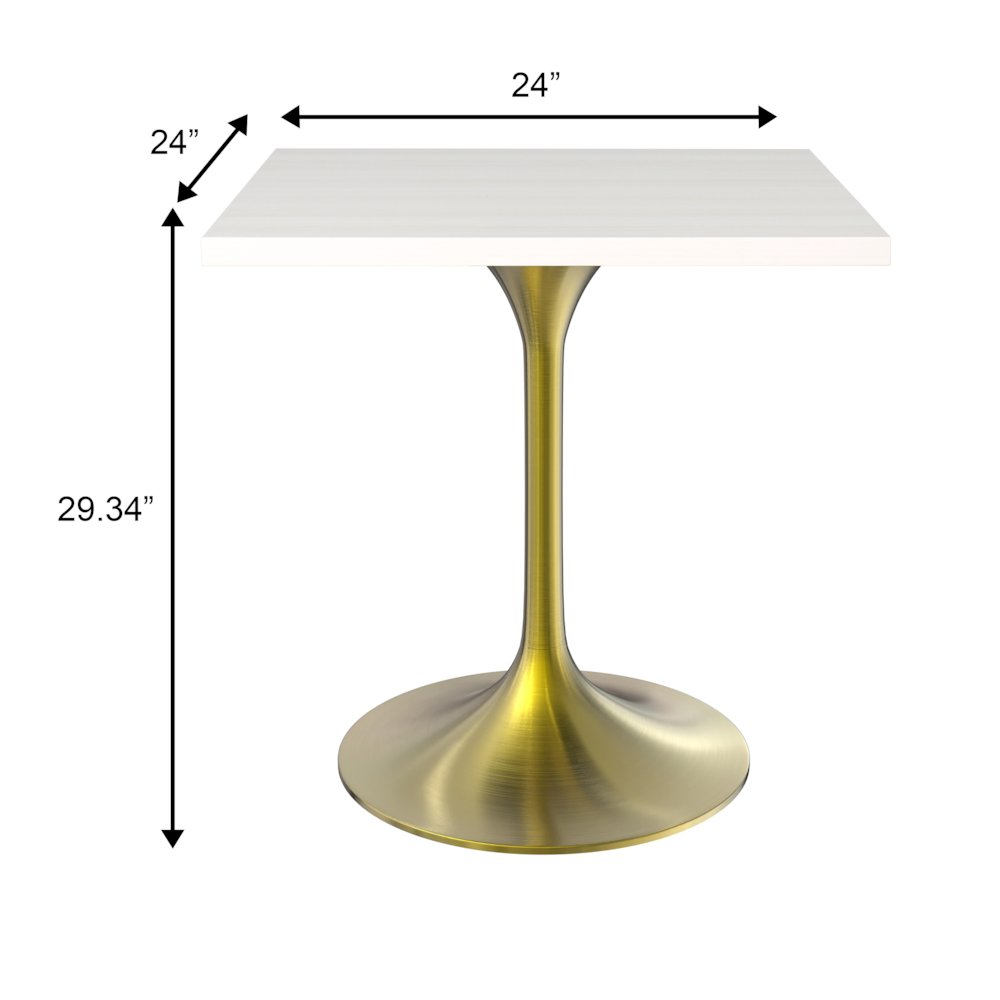 Verve Collection 24 Square Dining Table. Picture 10