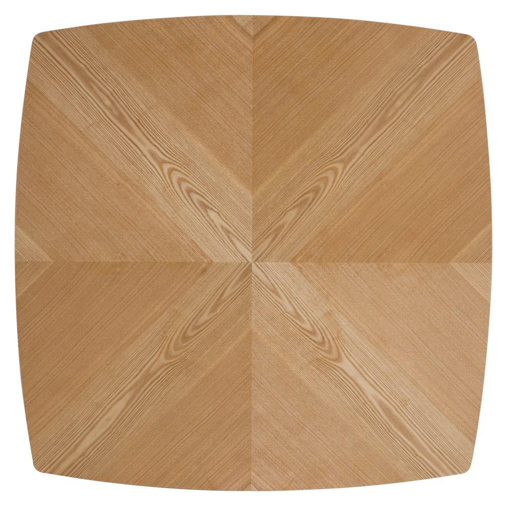 Zephry Collection Modern Dining Wooden Square Dining Table in Natural Wood. Picture 16