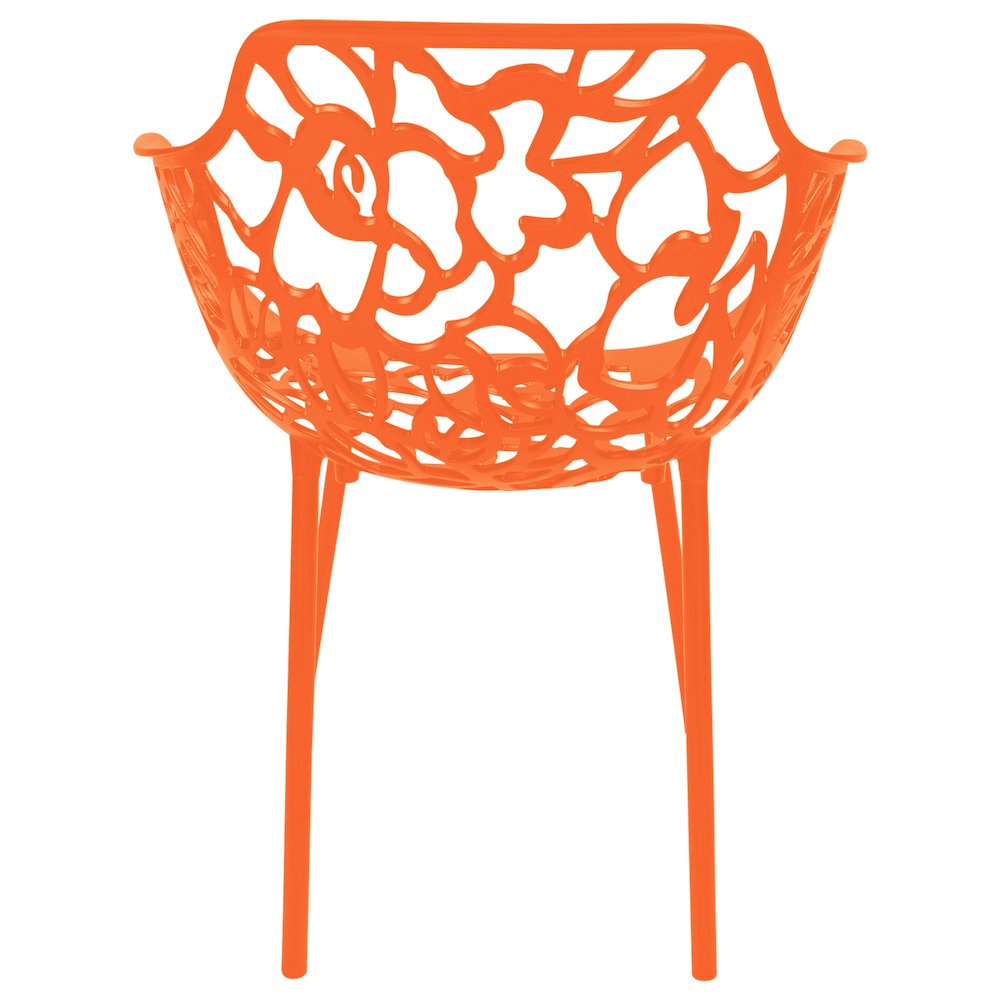 Modern Devon Aluminum Armchair, Set of 4. Picture 5