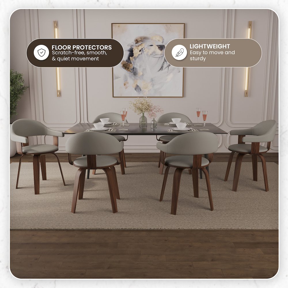 Modern Wooden Dining Chair. Picture 7