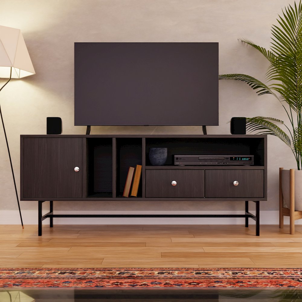 Rochester Modern Rectangular TV Stand. Picture 16