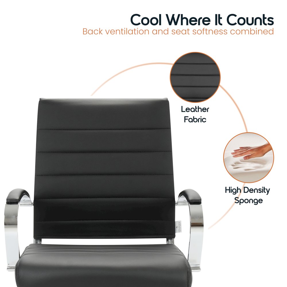 Benmar Leather Office Chair. Picture 14