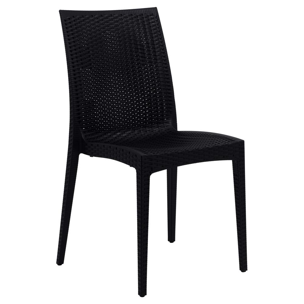 Mace Mid-Century 7-Piece Rectangular Outdoor Dining Set with 4 Side Chairs. Picture 14