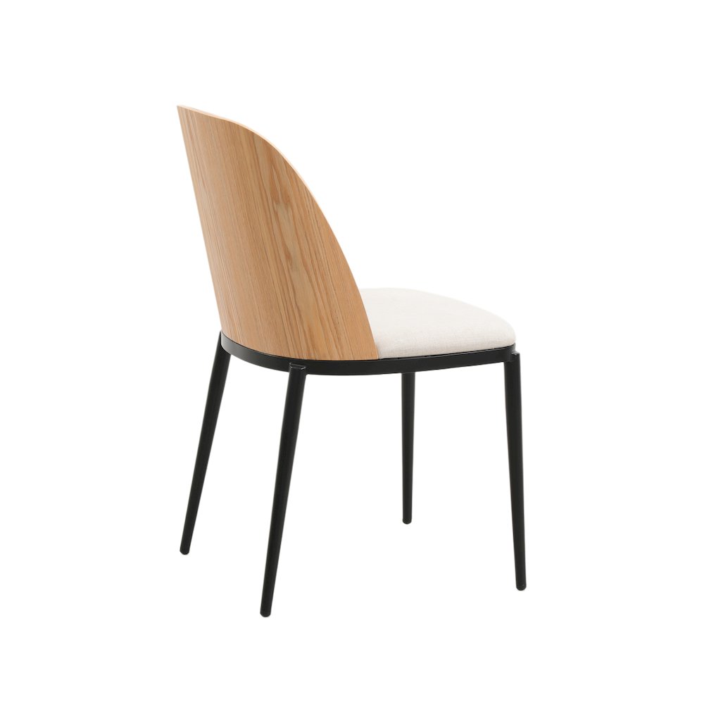 Tule Mid-Century Modern Dining Side Chair Set of 4. Picture 8