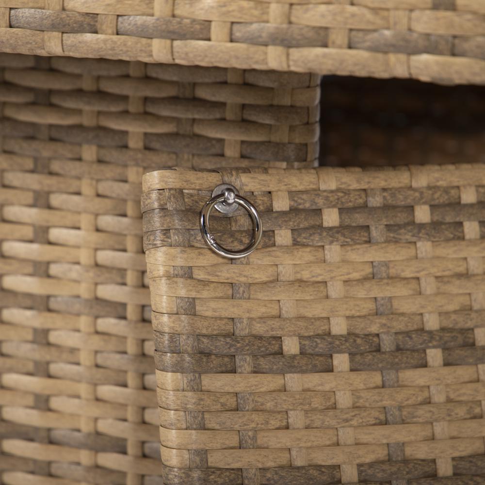 Mace Wicker Patio Modern Propane Fire Pit Table. Picture 17