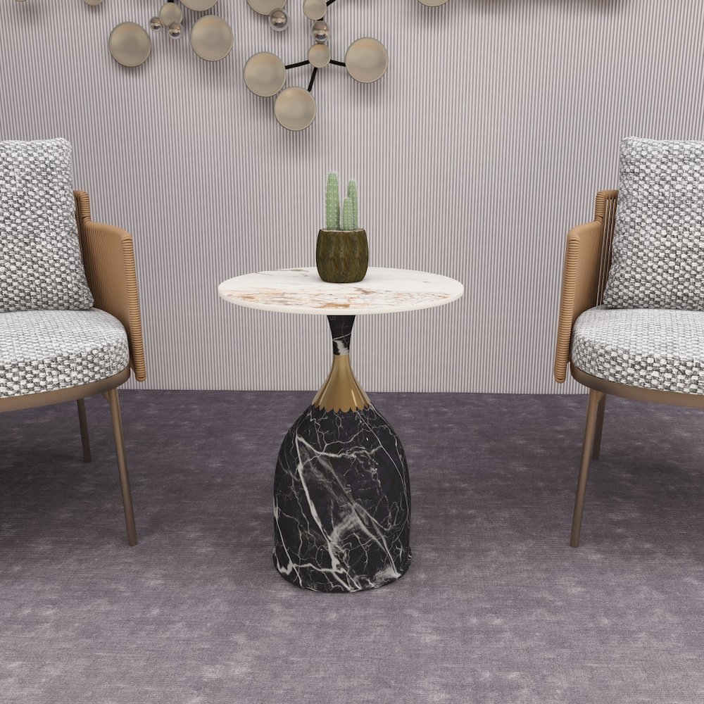 Oslo Collection Modern End Table In Grey. Picture 29