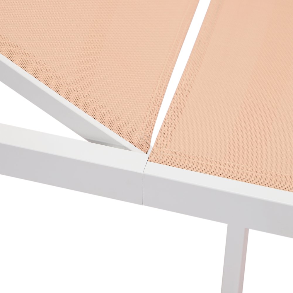Marlin Modern Aluminum Outdoor Patio Chaise Lounge Chair. Picture 18