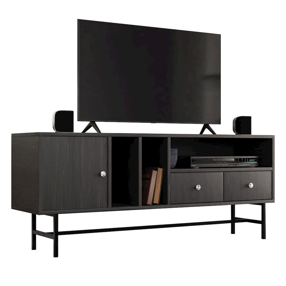 Rochester Modern Rectangular TV Stand. Picture 11