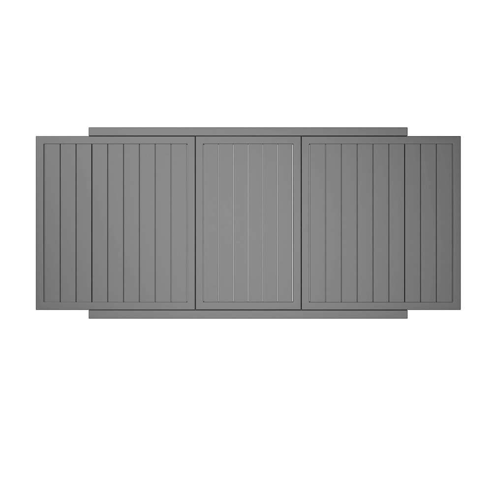 Marlin Extenable outdoor Dining Table 78-118 in Black. Picture 23