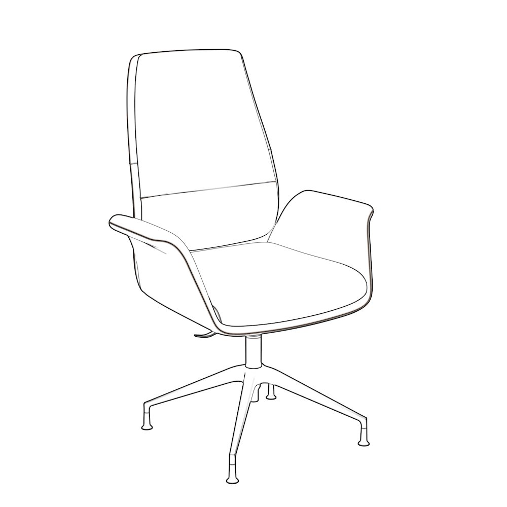 Summit Office Chair in White. Picture 8