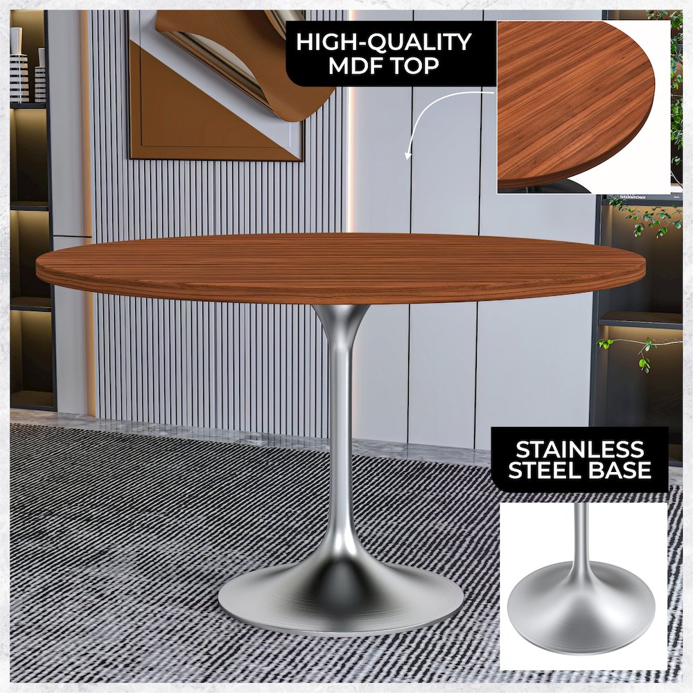 Verve Collection 48" Round Dining Table. Picture 2
