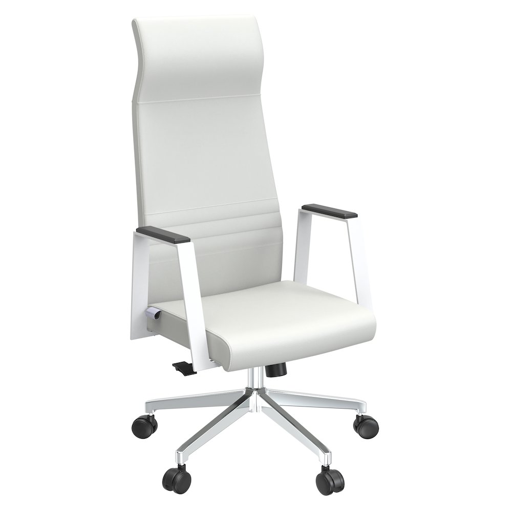 Aleen High-Back Office Chair in White. Picture 29