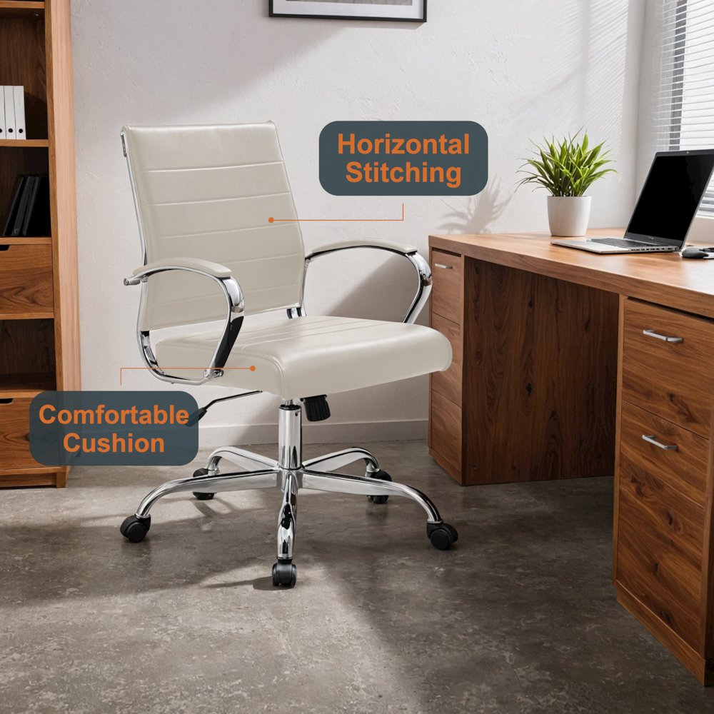 Benmar Leather Office Chair. Picture 15