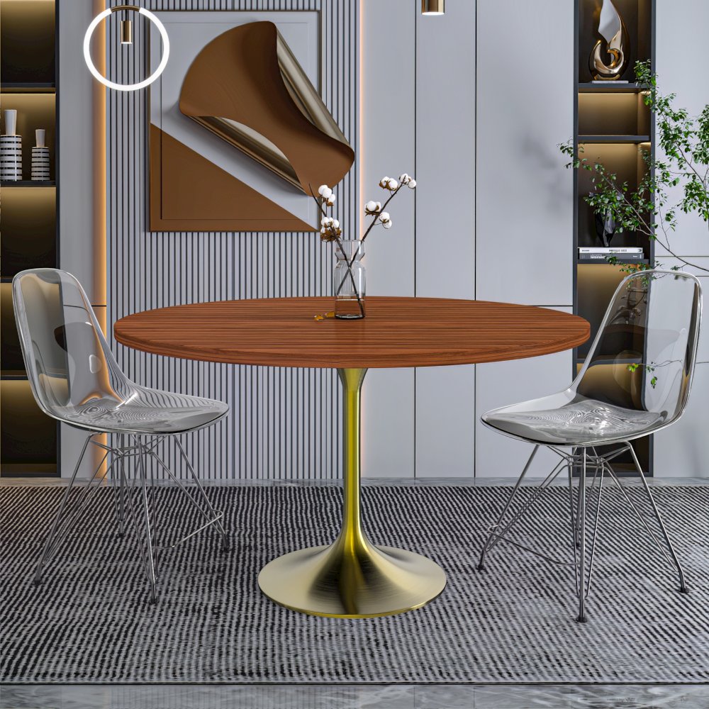 Verve Collection 48" Round Dining Table. Picture 8