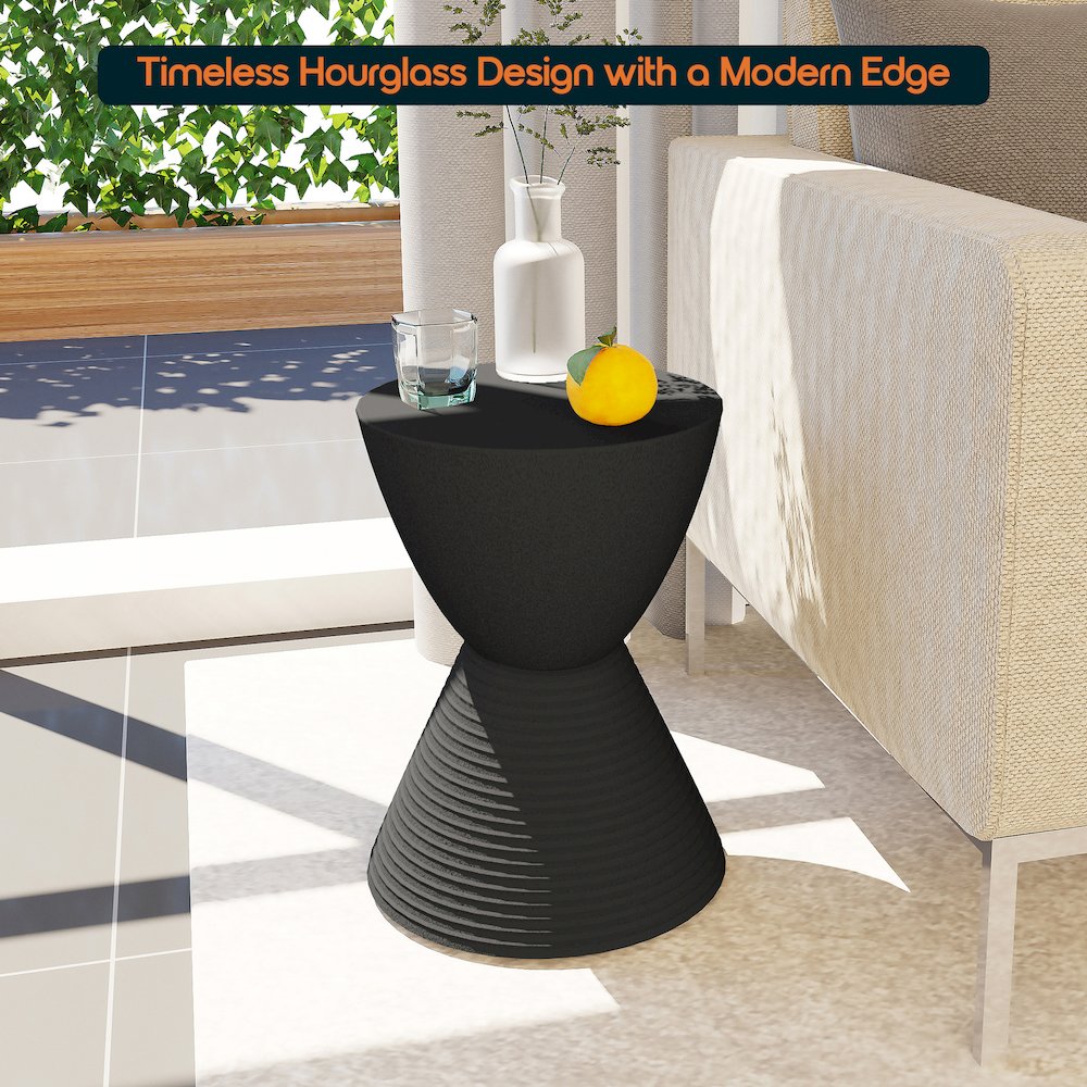Modern Round  Boyd Side Table. Picture 8