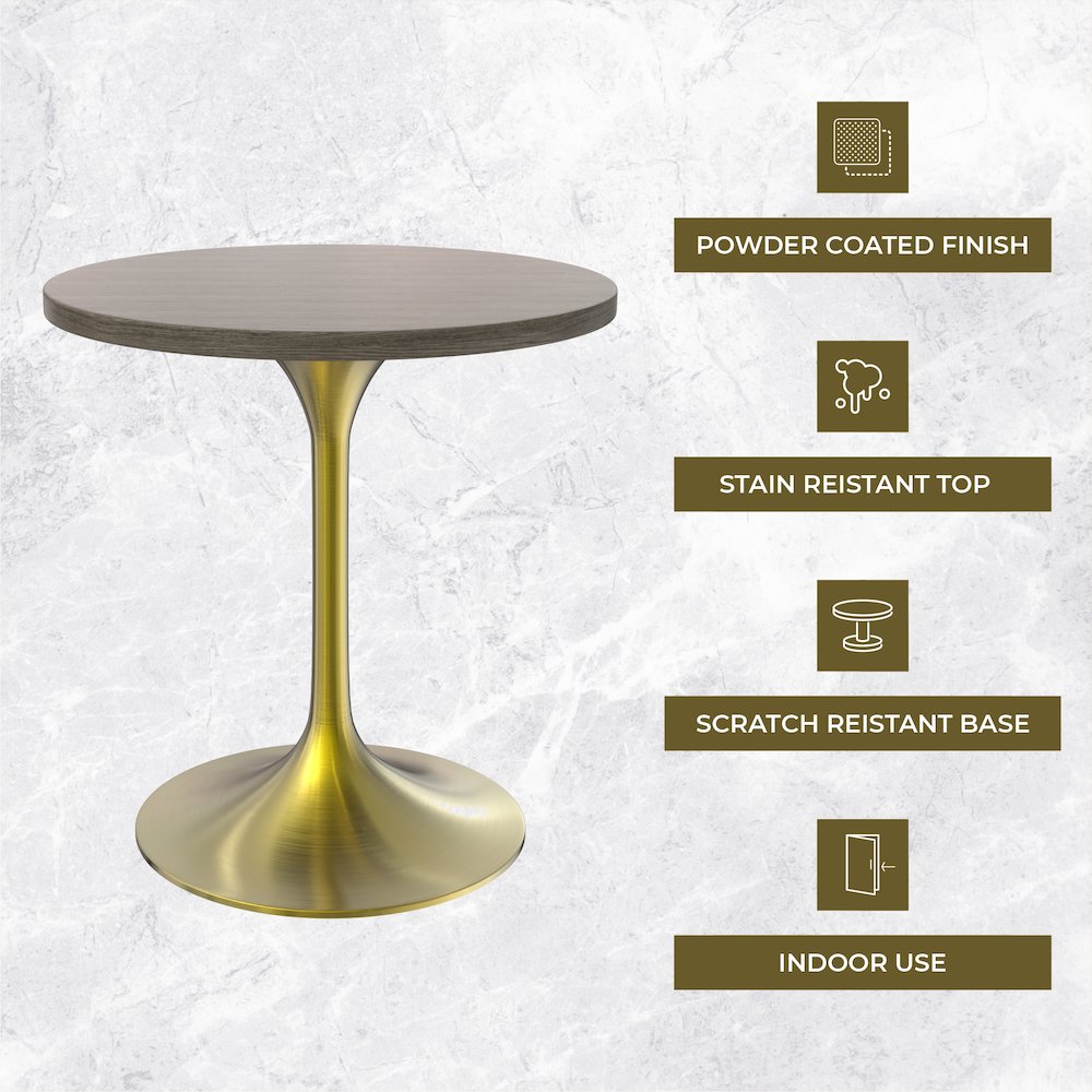 Verve Collection 27" Round Dining Table. Picture 1