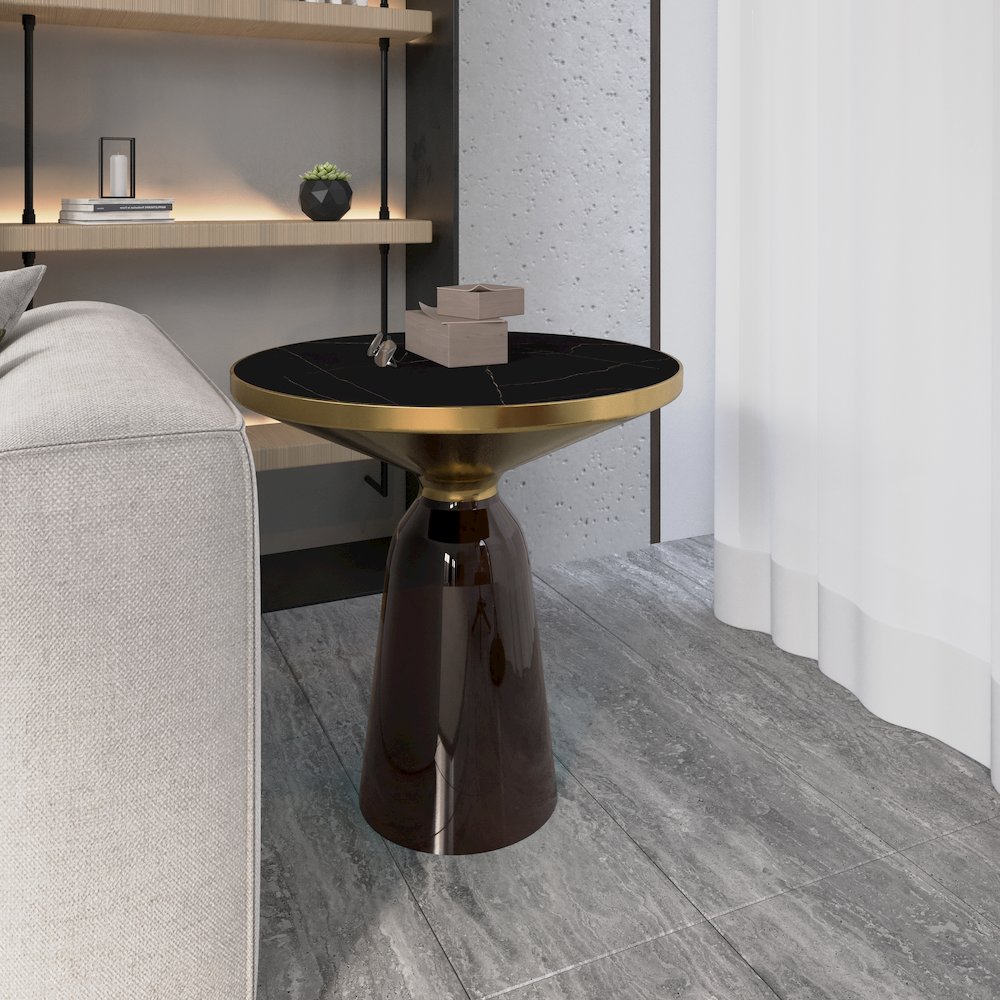 Tully Collection Glass side Table. Picture 8