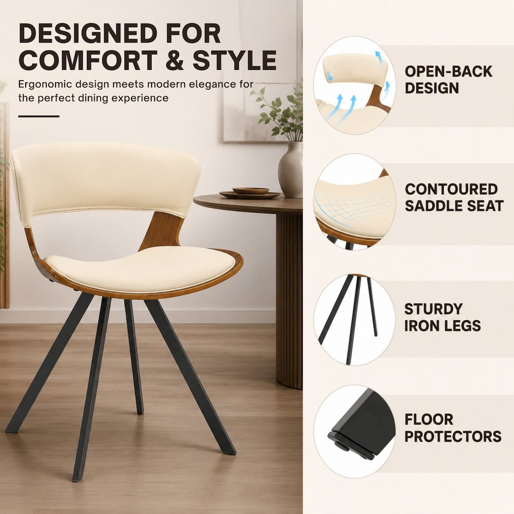 Murray Modern Dining Chair, Set of 2. Picture 11