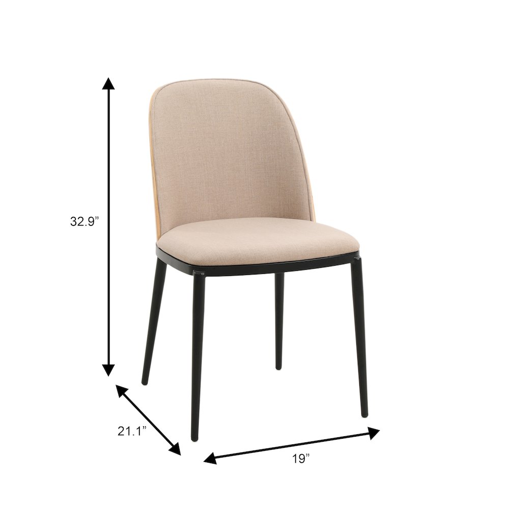 Tule Mid-Century Modern Dining Side Chair. Picture 16