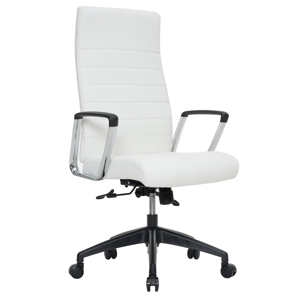 Hilton Modern High-Back Leather Office Chair. Picture 4