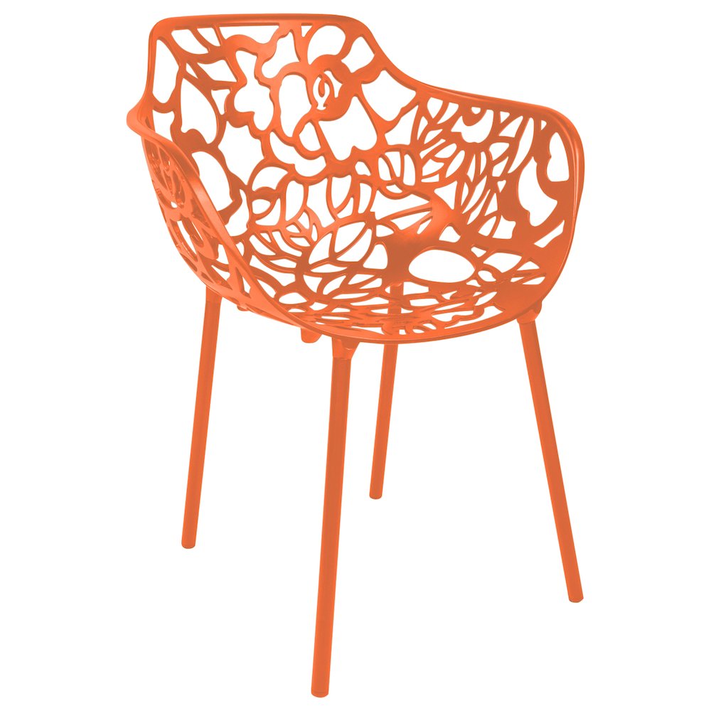 Modern Devon Aluminum Armchair. Picture 1
