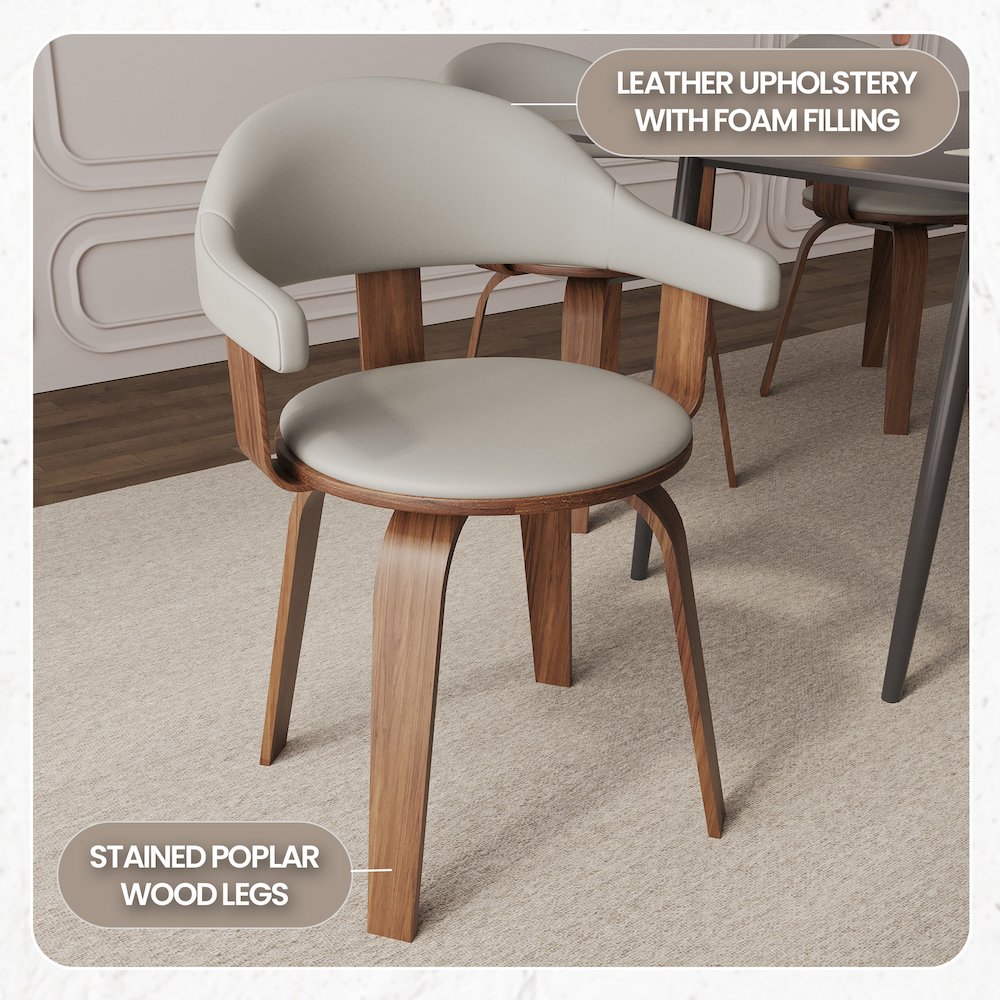 Modern Wooden Dining Chair. Picture 6