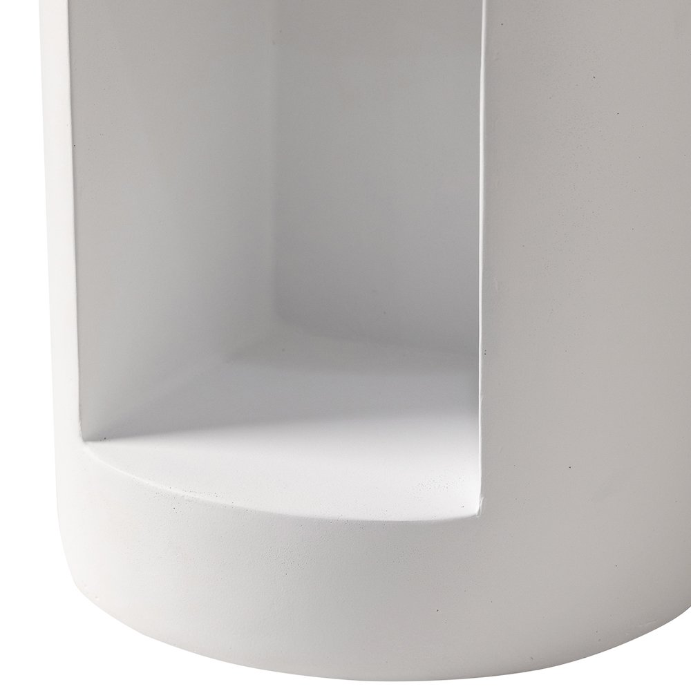Modern Side End Table Nook Series In White. Picture 11