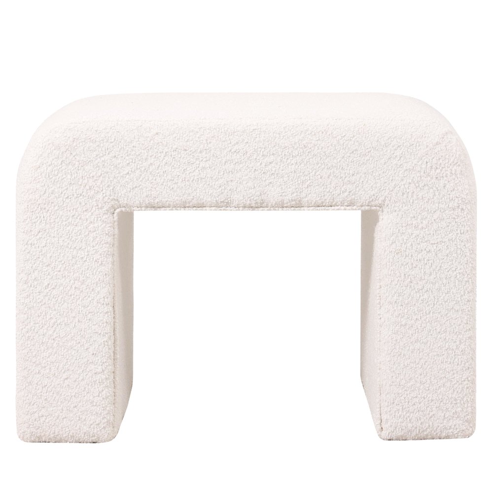 Vint 26” Bench Upholstered in Velvet Boucle. Picture 8